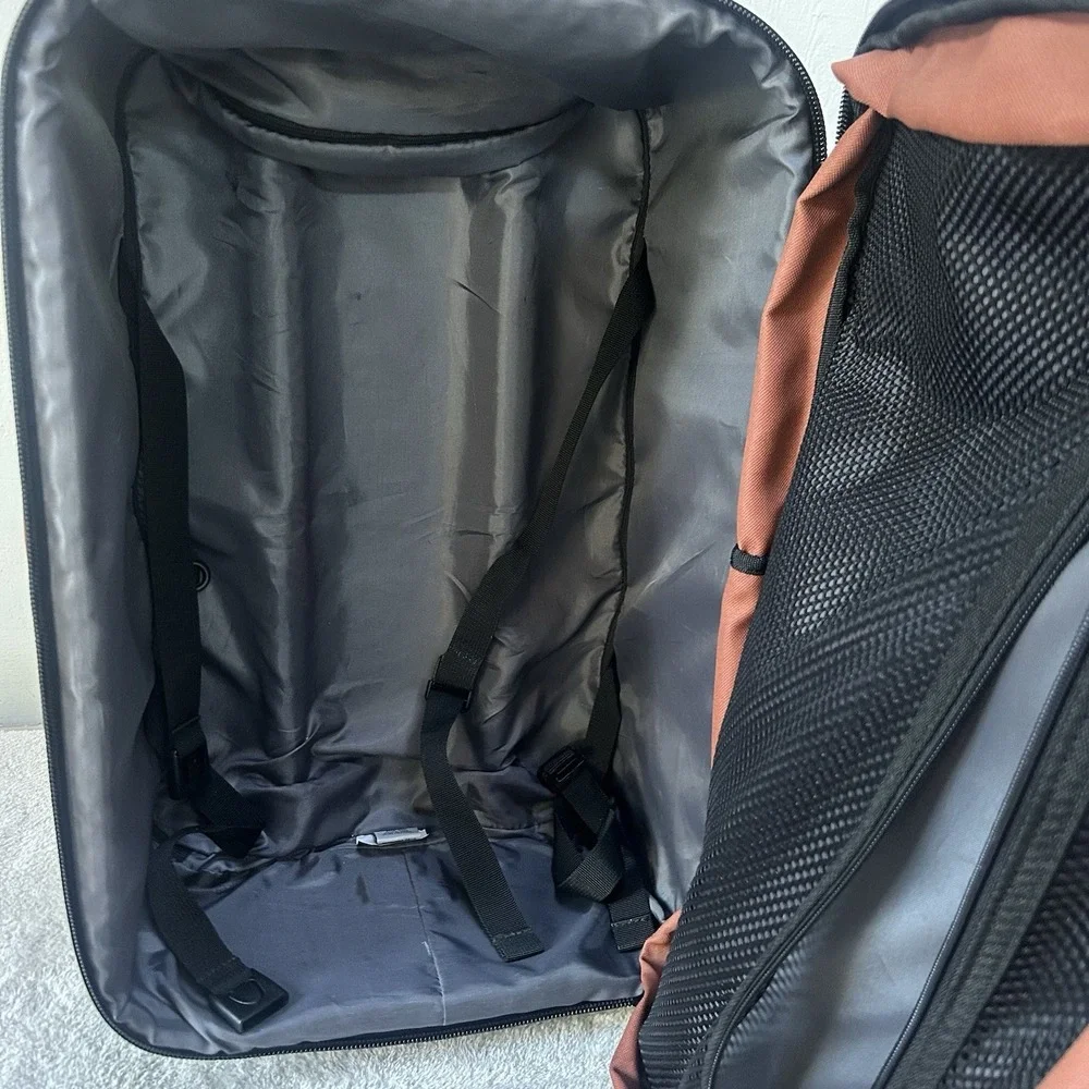 Rick Steves 22-Inch Two-Wheel Expandable Rolling Carry-On Orange